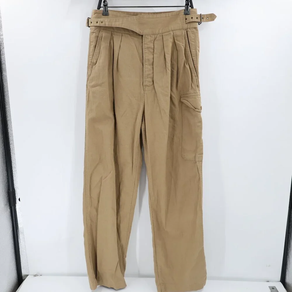 Banana Republic Gurkha Pants Women's 8 L30 Safari Heritage Explorer Cotton Linen